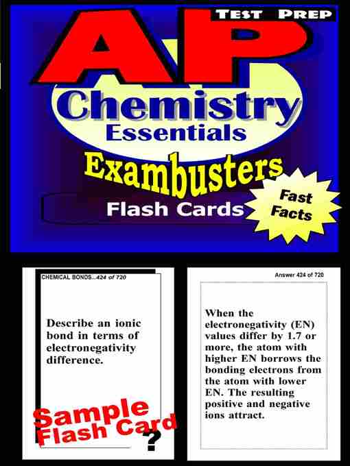 Title details for AP Chemistry Test—AP Science Flashcards—AP Prep Exam Workbook by AP Exambusters - Available